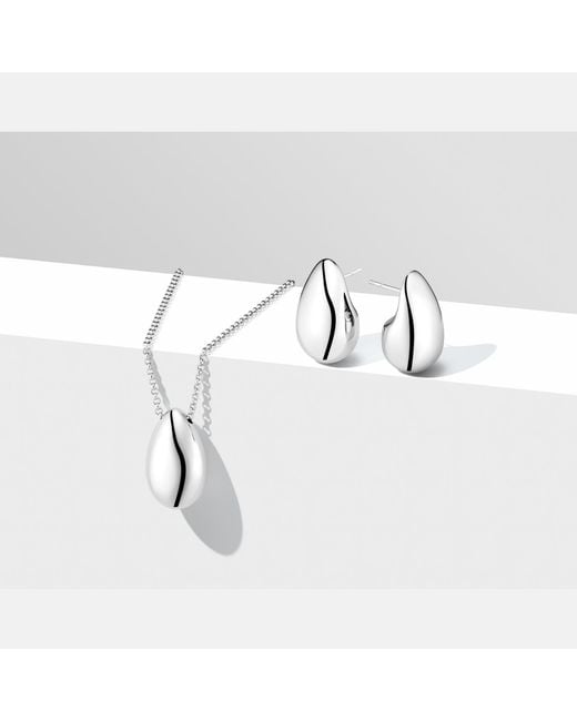 Sif Jakobs Jewellery Metallic Necklace Goccia Grande