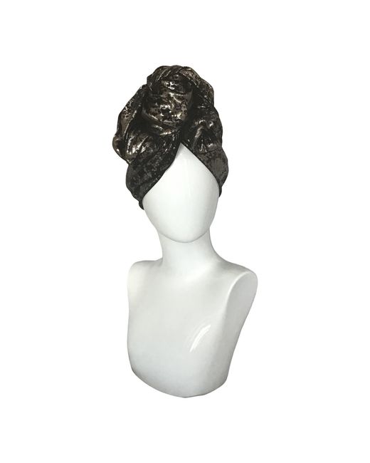 Romer Millinery Black Twisturban