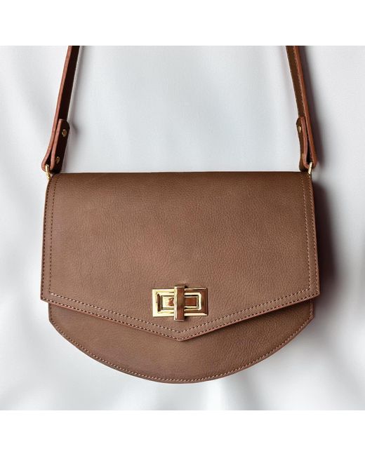 Deanog Brown Crossbody Bag Xaya Moss