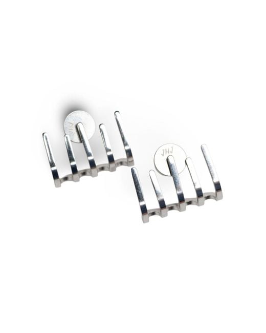 Jagged Halo Jewelry Metallic Claw Earrings