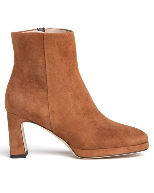 Beautiisoles by Robyn Shreiber Made in Italy Brown Scottie Camel & Cognac Bootie