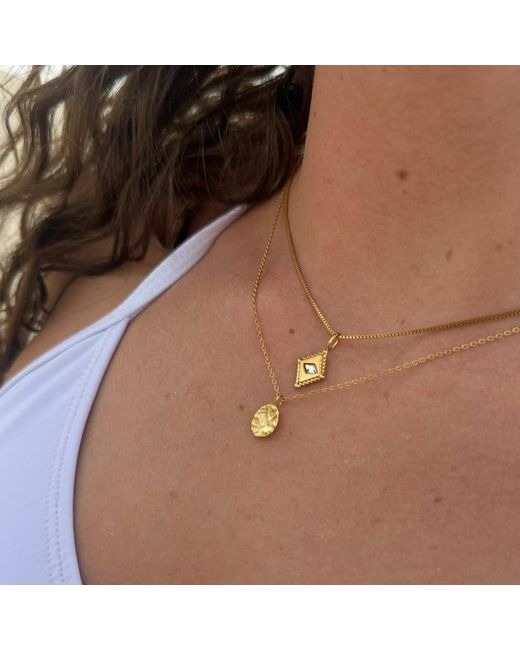 Evie Jewelry Metallic Harmony Waterproof Pendant Necklace