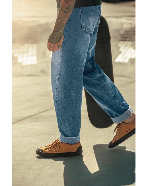 &SONS Trading Co Blue Switchback Jean Washed for men