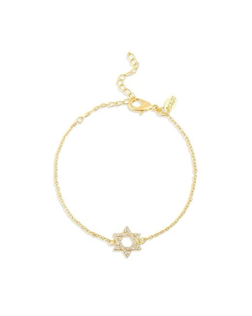 SHYMI Metallic Pave Star Of David Bracelet