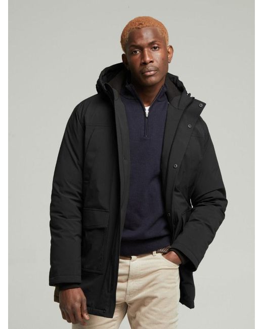 Guards London Black Larkhill Parka for men