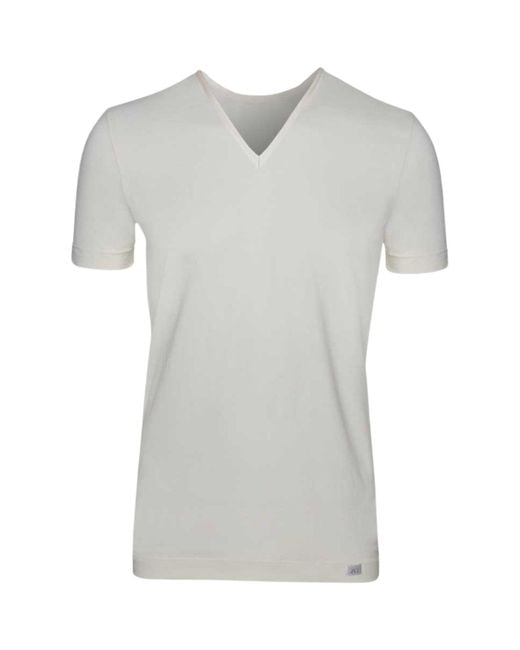 Zd - Zero Defects Gray Neutrals Ceres V-Neck T-Shirt – Ultra-Soft & Breathable Soy Fiber for men