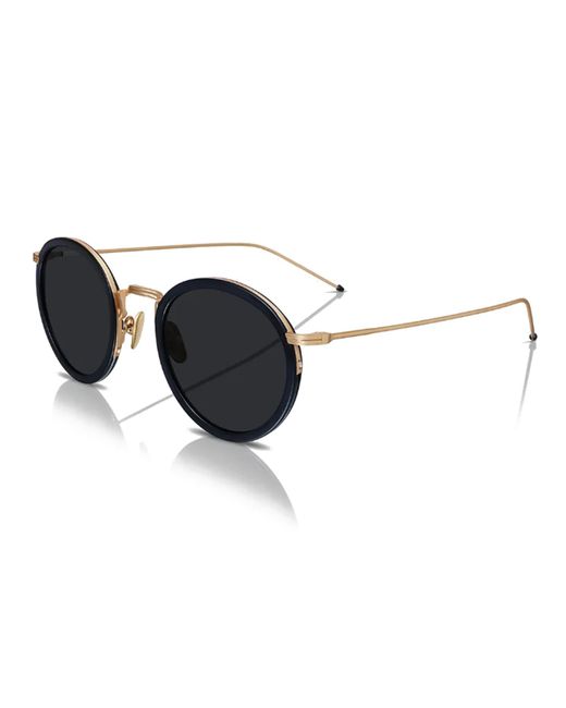 Cossimo Black Coco Round Sunglasses