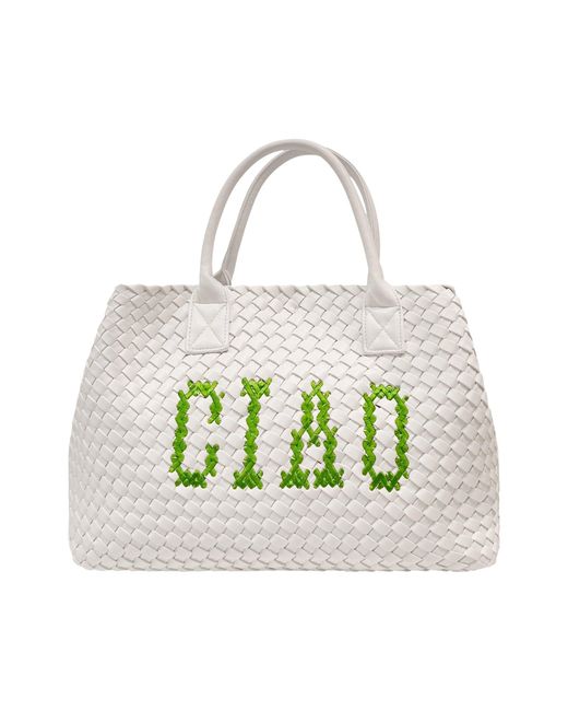 Lilly Loves White Ciao Vegan Handbag