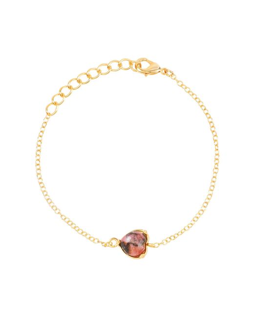Lila Rasa Metallic Rhodonite May Birthstone For Self-Love & Balance Jewellery Set Necklace, Earrings & Bracelet