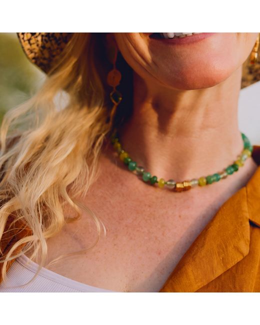 Après Youth Green 'Spud' Beaded Friendship Necklace