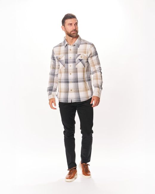 Vustra Gray Stonebridge Shacket for men