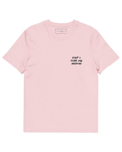 Anchor and Crew Pink Cotton Actually Nevermind Annotations Organic Cotton T-Shirt