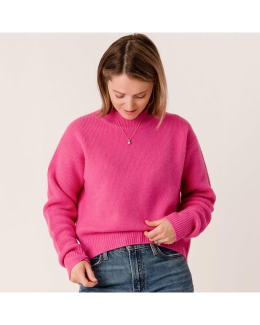 Porridge Knitwear Pink Cashmere Amy Jumper