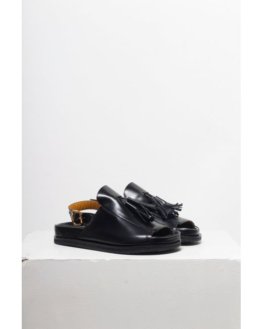 Mafalda Blue Rita Tassel Chunky Sandals