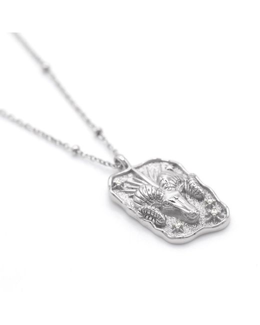 Luna Charles Metallic Solara Zodiac Necklace