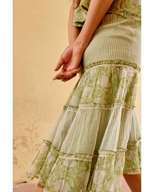 Liminal Green Lizzy Skirt