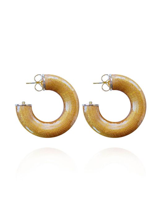 Saule Label Metallic Alba Hoops