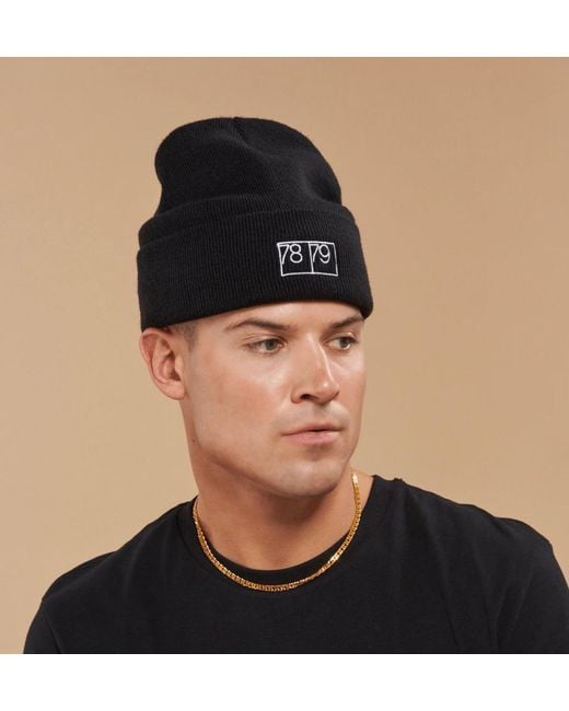 7879 Black Beanie Hat