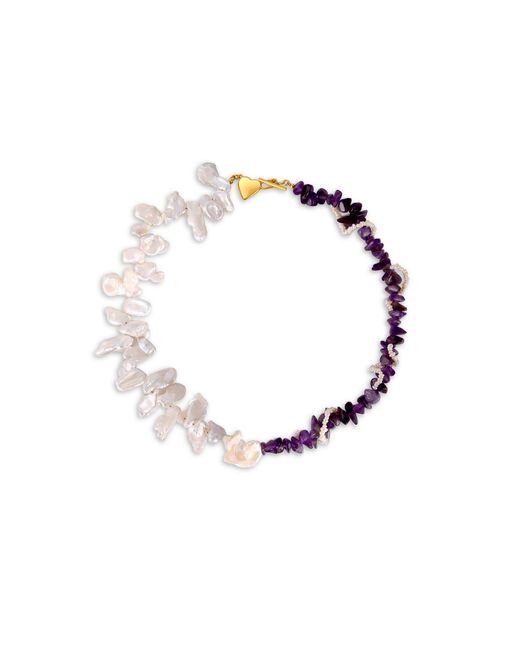 Retro Chic Metallic Crystal Mermaid Necklace
