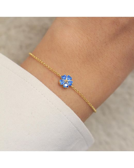 Agora Jewellery Metallic Forget Me Not Bracelet