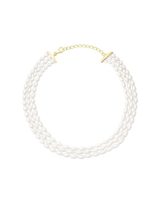 Chiara Tedeschi Jewellery White Ischia Vermeil Necklace