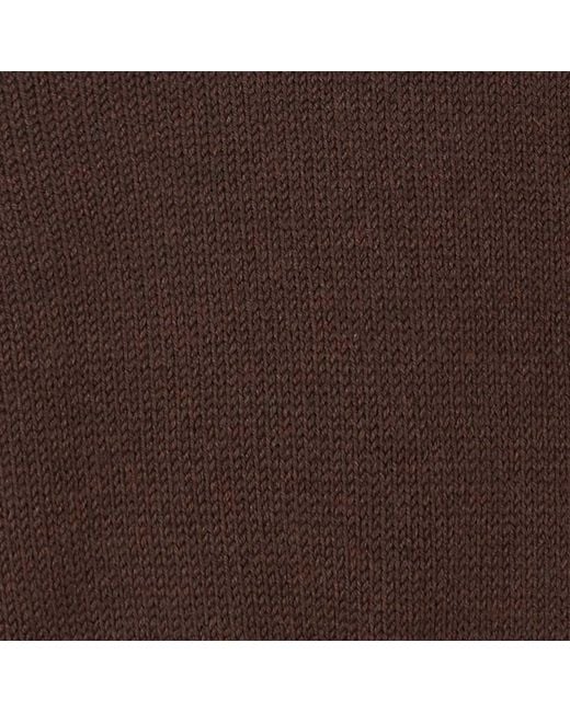 SALANIDA Brown Marina 100% Merino Jumper Chocolate