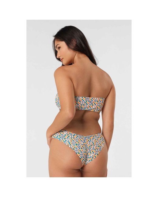 Blackbough Swim Multicolor Shelby Bandeau Top Conch Crush