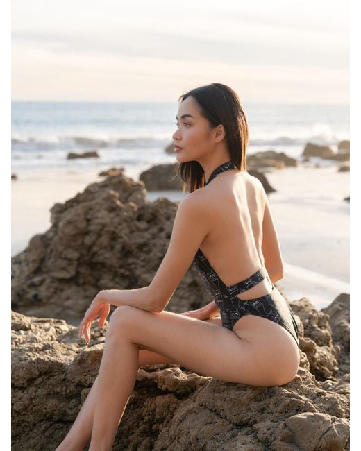 Catnip and Seaweed Black The One-Piece Swimsuit
