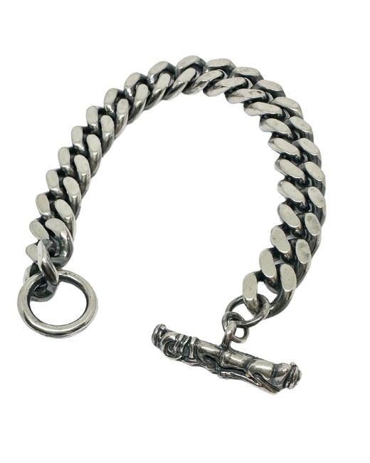 Tg-Jewellery by Tamara Gervasio Black Celtic Dog Three Curb Sterling Bracelet for men