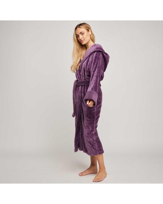 Organic Cotton Hooded Robe - In Black – Pasithea Sleep