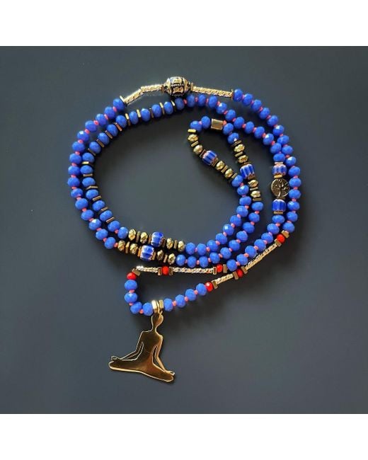 Ebru Jewelry Metallic Yoga Meditation Necklace
