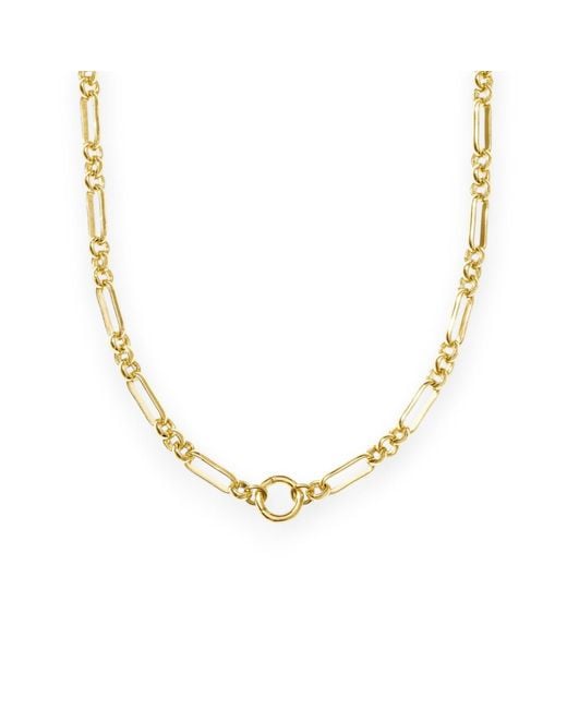 Alexie of Athens Metallic Tria Charm Chain Necklace