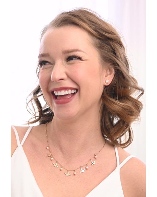 Starfish Project Metallic Lustre Bloom Studs
