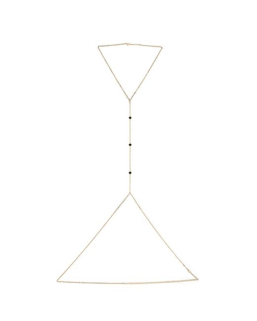 Adriana Pappas Designs White Dainty Diamond Body Chain