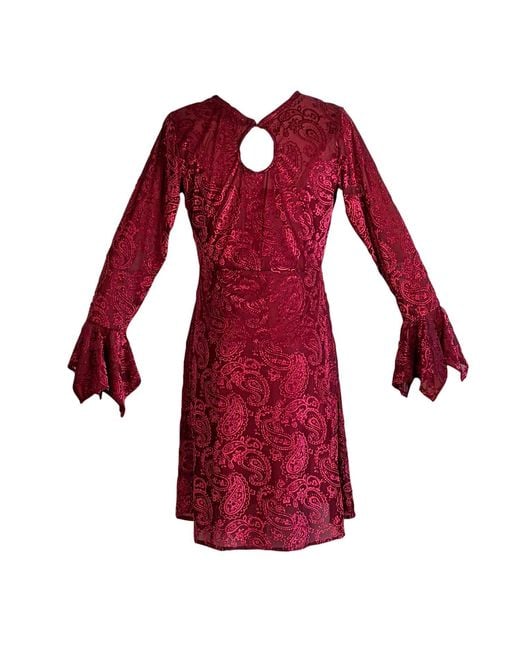 Jennafer Grace Red Jill Mini Dress