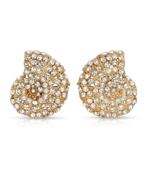 Zepplin the Label Metallic Nautilus Earrings