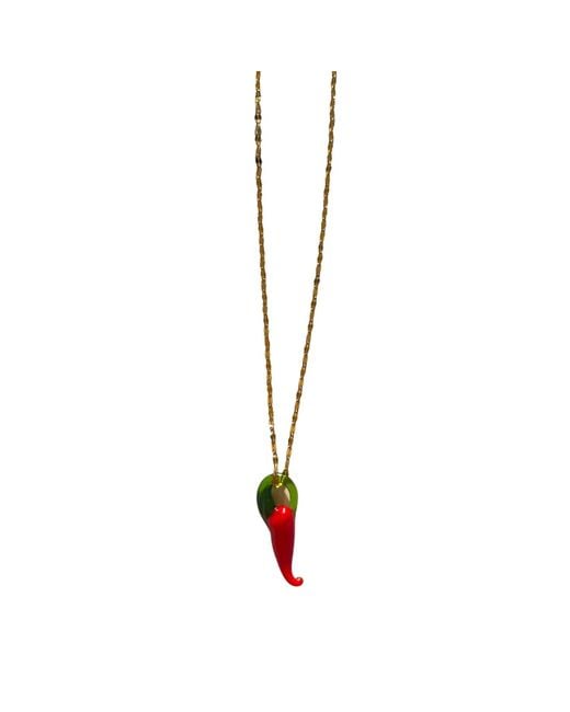 Miss May the Brand Metallic Hot Stuff Chain Necklace