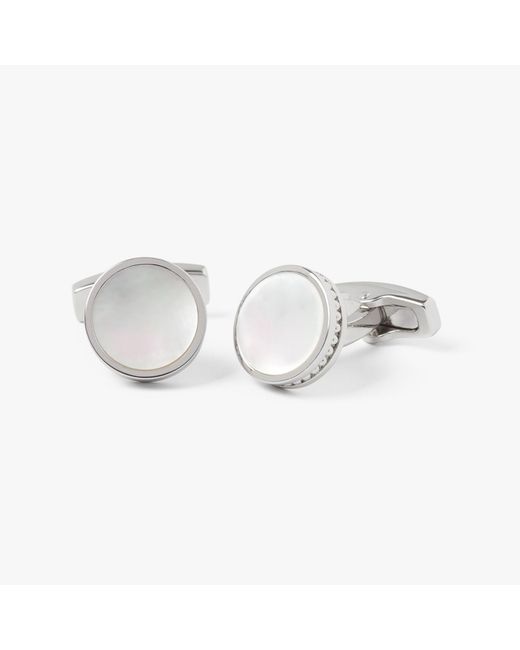 Simon Carter Metallic Edward Mother Of Pearl Cufflink for men