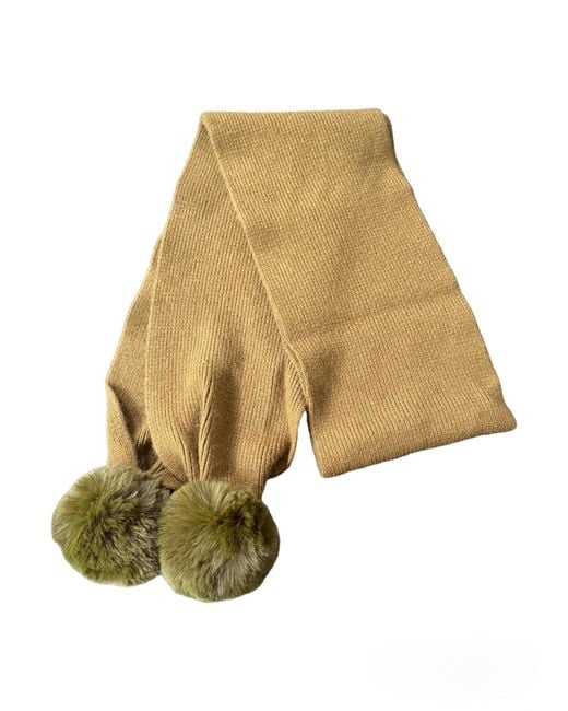 Lula-Ru White Cashmere Scarf