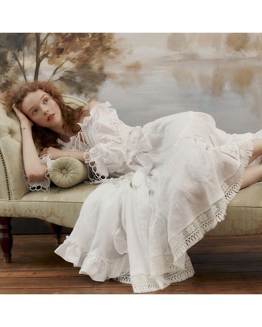 Lisa The Label White Angel Babydoll Dress