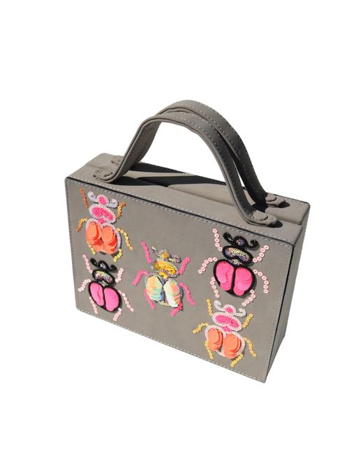 Simitri Pink Juicy Beetle Briefcase Bag