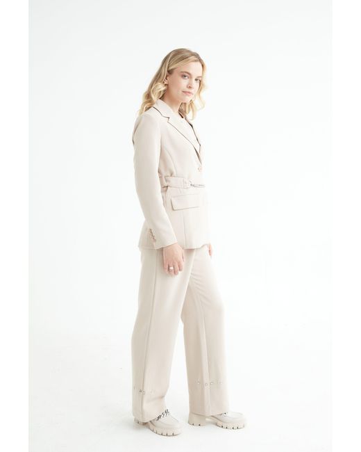 SECTION 101 Natural Neutrals Lainey Blazer- Tan