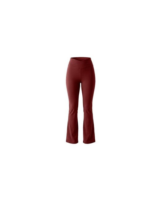 Be Athletica Be One Eighty Wrap-Waist Flared Leggings