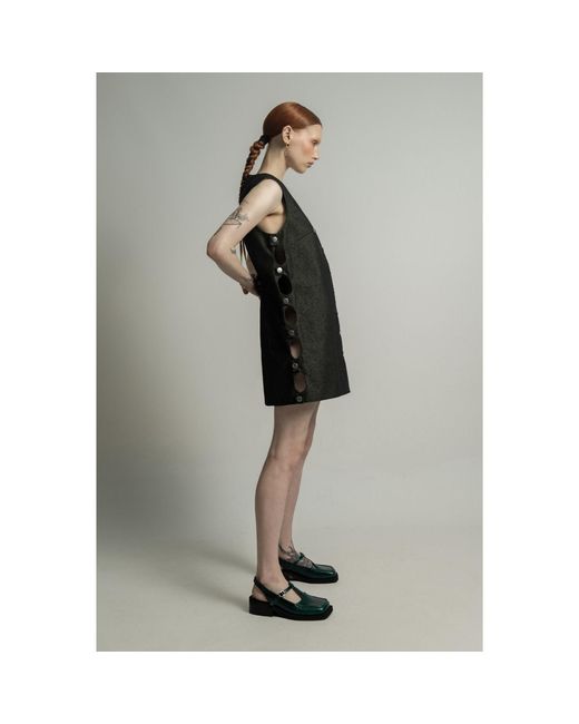 Van Brussel Black Bruno Vest Dress