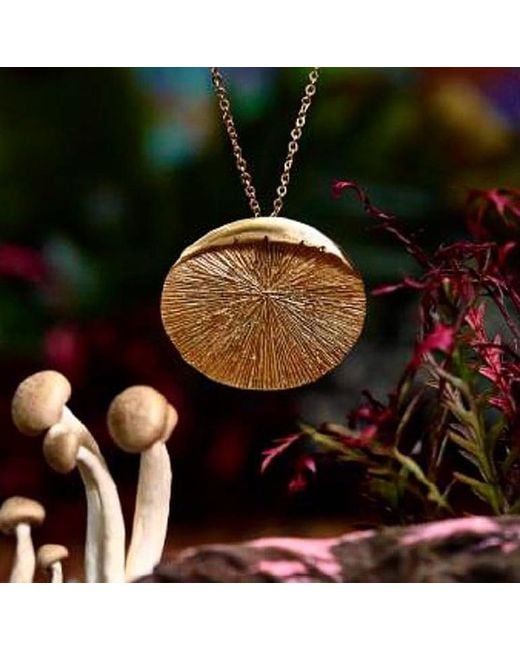 Sophie Simone Designs Metallic Pendant Necklace Mycena