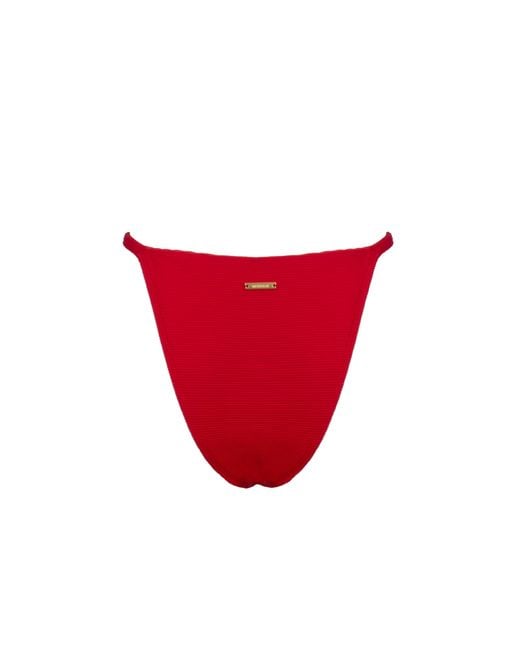 Medina Swimwear Red Solstice Bikini Bottom