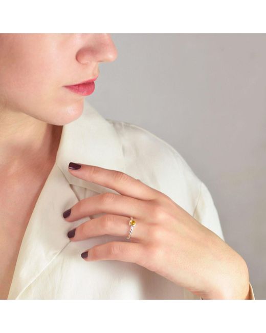 The Jewellery Store London Metallic November Birthstone Ring