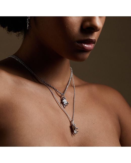 Kasun Metallic Hand Of The Protector Pendant for men