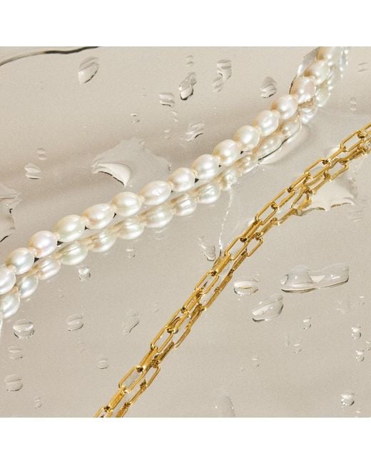 Lait & Lune Metallic Sonette Pearl Necklace