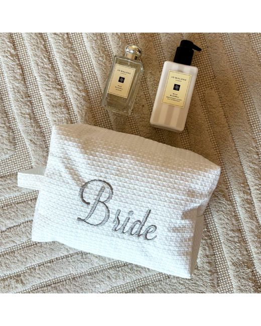 Lilly Loves White Bride Make Up Bag